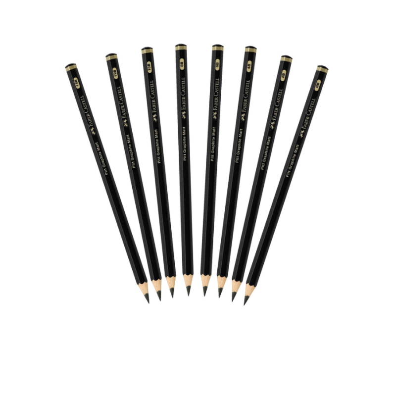 Creioane grafit Faber-Castell Pitt Graphite Matt