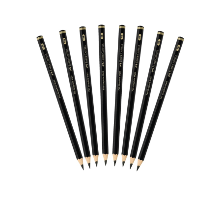 Creioane grafit Faber-Castell Pitt Graphite Matt