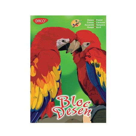 Bloc de desen A4 170g/mp 16 file Daco