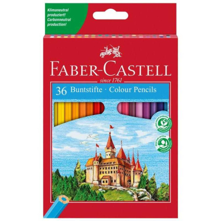 Set 36 creioane colorate Faber-Castell