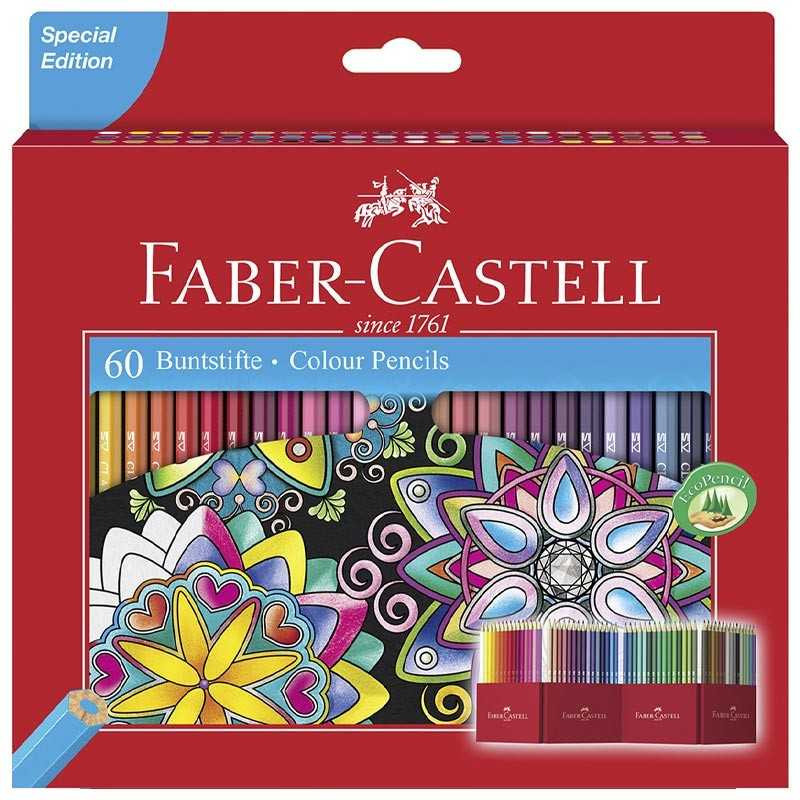 Set 60 creioane colorate Faber-Castell ediție...