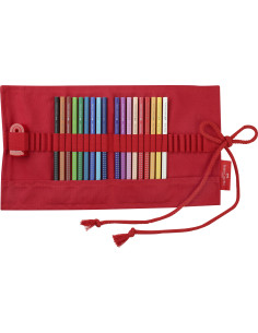 Set 18 creioane colorate Grip rollup + ascuțitoare...