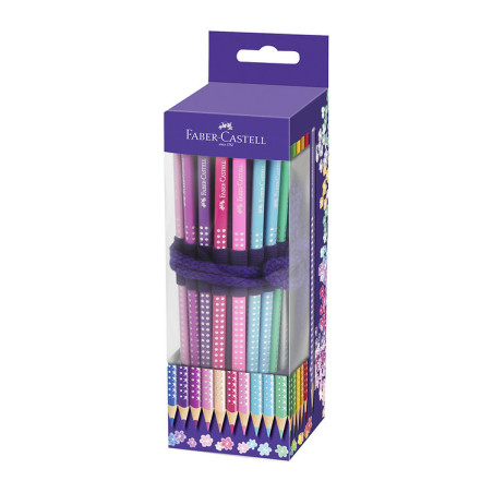 Set 20 creioane colorate Sparkle + accesorii Faber-Castell