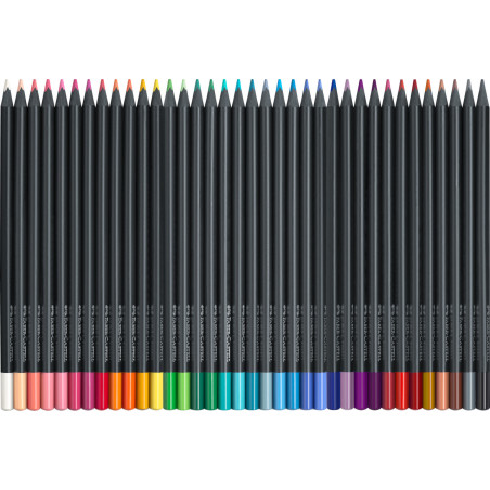 Set 36 creioane colorate Black Edition Faber-Castell