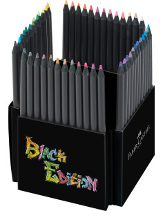 Set 50 creioane colorate Black Edition Faber-Castell 2