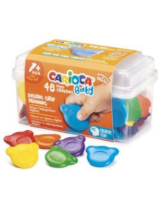 Set 48 creioane cerate Teddy Carioca Baby