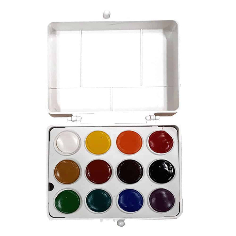 Set 12 culori acuarela Colibri