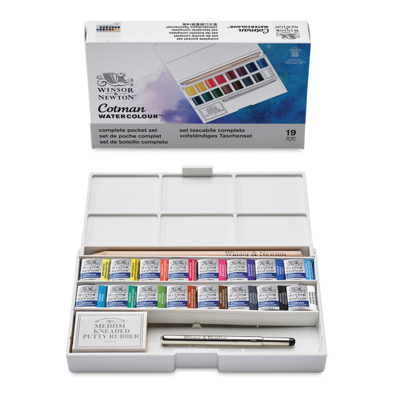 Set acuarela Cotman Sketchers Pocket 18 culori...