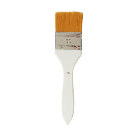 Set 3 pensule bidinea Atelier fir sintetic vârf lat
