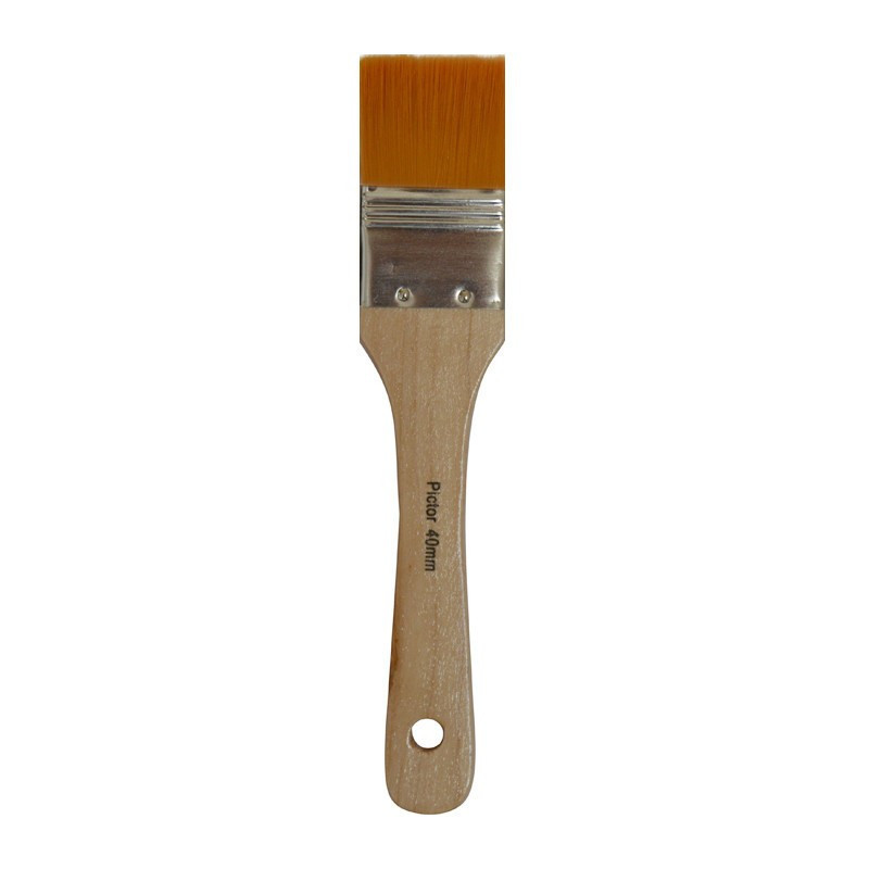 Pensulă bidinea 40 mm PICTOR fir sintetic vârf lat