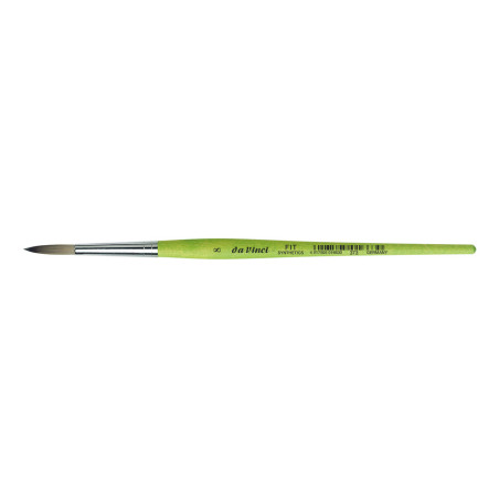 Pensulă rotundă da Vinci FIT 373 fir sintetic mâner verde