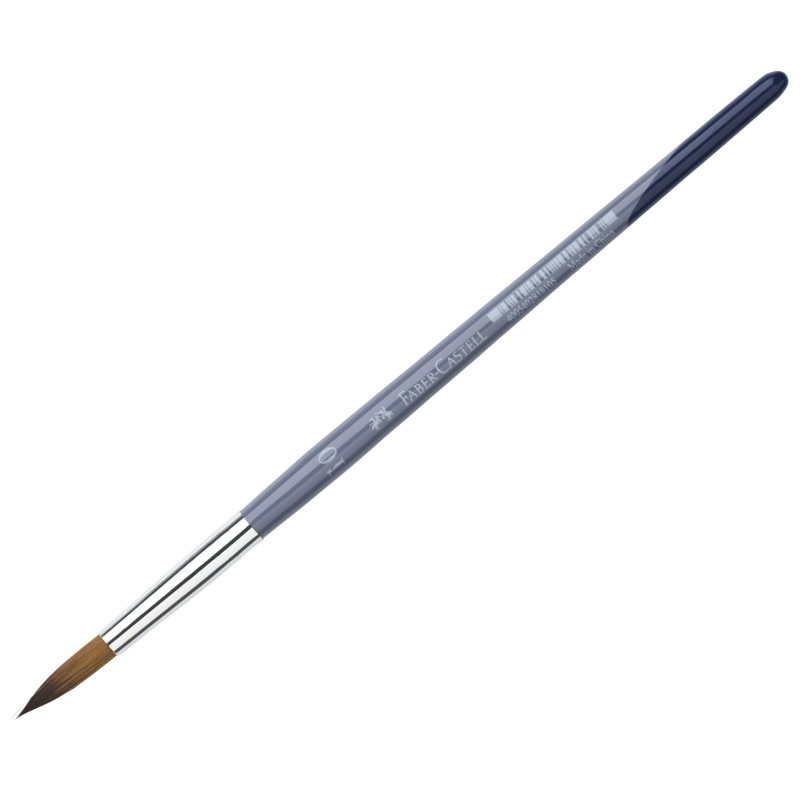 Pensulă rotundă Faber-Castell fir sintetic...