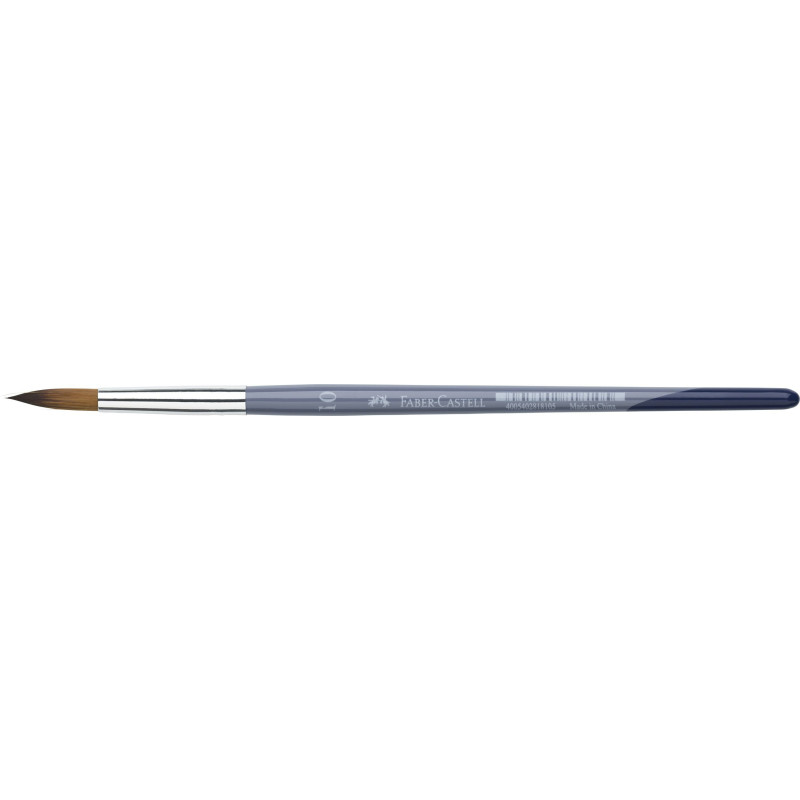 Pensulă rotundă Faber-Castell fir sintetic...