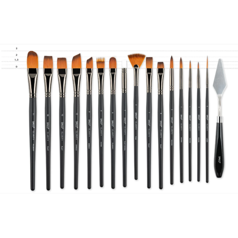 Set 15 pensule DACO Clarity + pensulă silicon...