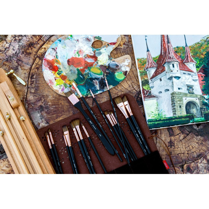 Set 15 pensule DACO Enchanted + pensulă silicon...