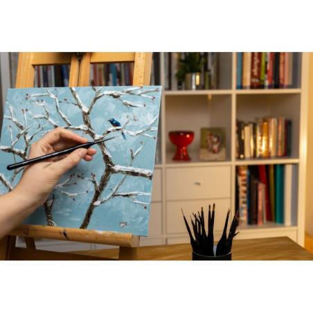 Set 14 pensule pentru miniatură și detalii DACO fir sintetic
