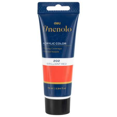 Culori acrilice școlare Deli 75 ml