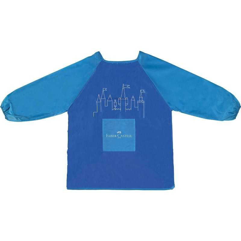 Șorț pictură copii Faber-Castell albastru