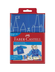 Șorț pictură copii Faber-Castell albastru 2