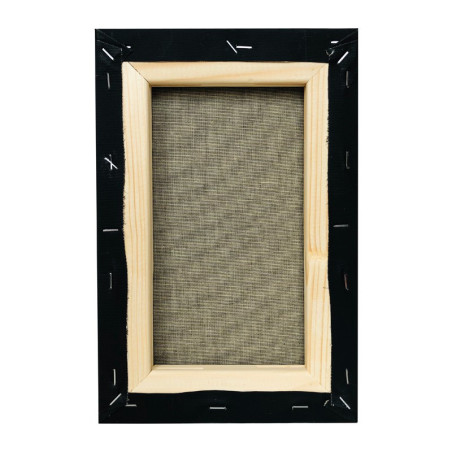 Pânză pictură neagră pe șasiu Lucas Art bumbac 320 g/mp