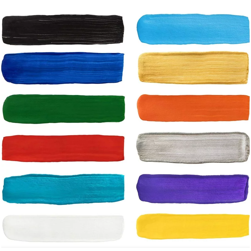 Set 12 culori textile Decola 20 ml – acrilice...