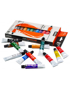 Set 12 guase Studio pebeo 12 ml 2