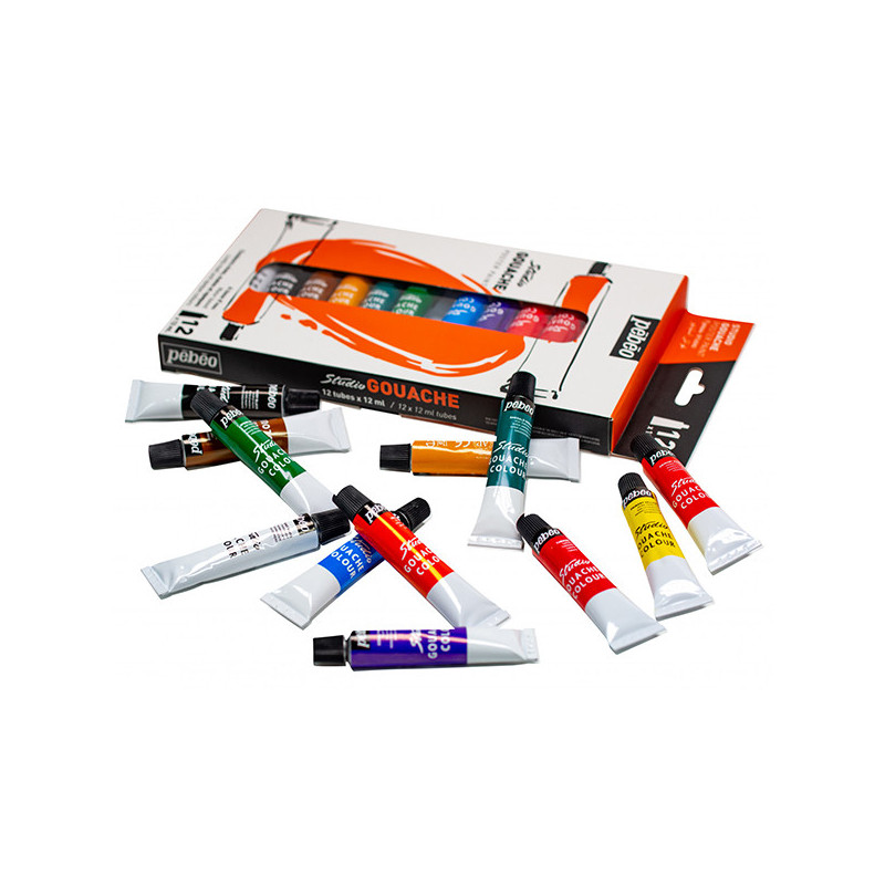 Set 12 guase Studio pebeo 12 ml