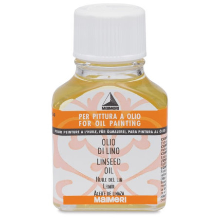 Ulei de in crud Maimeri 75 ml pentru culori ulei