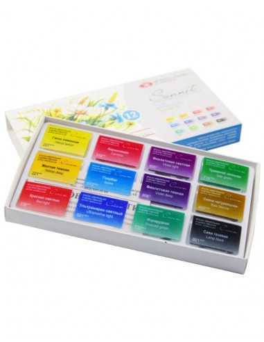 Set 12x2,5ml acuarele Sonnet botanica Nevskaya