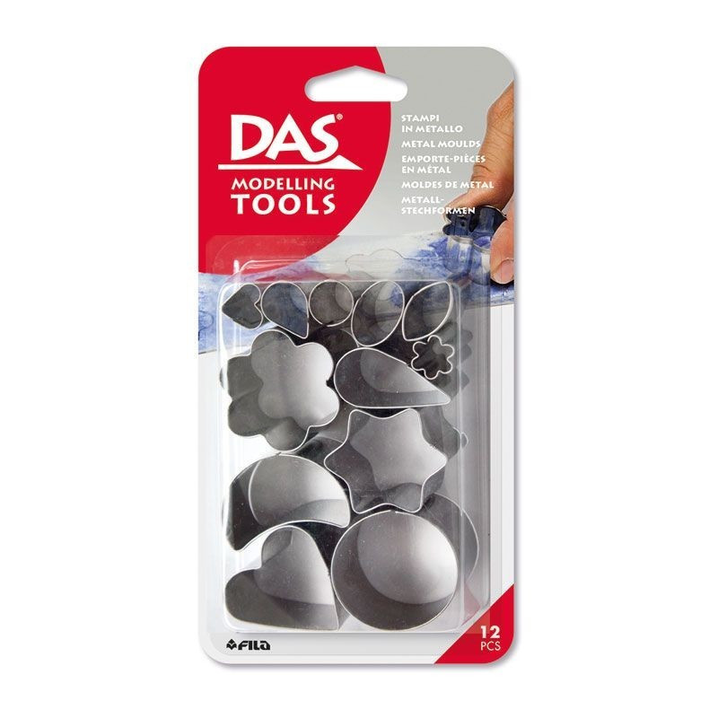 Set 12 matrite metalice pentru modelaj DAS