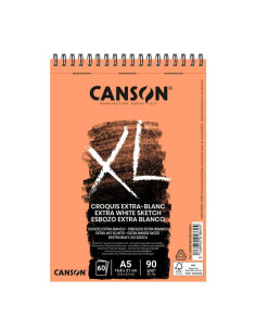 Bloc schițe Extra White Canson XL 90g A5, 60 file