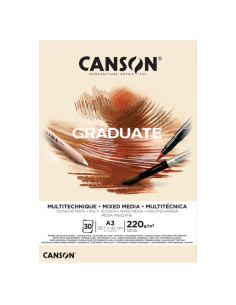Bloc Mixed Media Natural Canson Graduate 220g