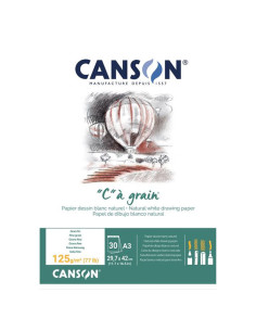Bloc desen Canson C à Grain A3 125 g/mp