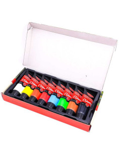 Set 8 culori acrilice DACO Creamy 75 ml