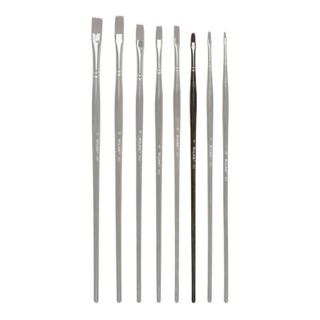 Pensulă lată MILAN seria 822 fir sintetic mâner lung