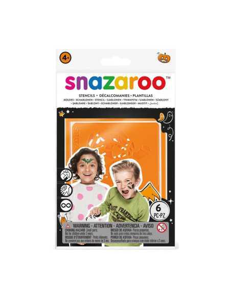 Set 6 sabloane pictura pe fata Halloween Snazaroo