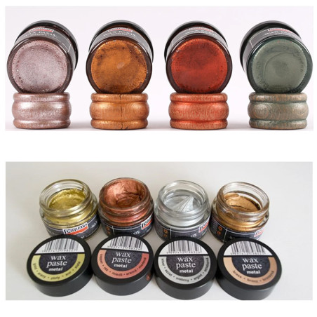 Pastă ceară metalică 20 ml Pentart – diverse culori