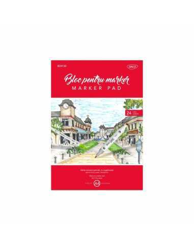 Bloc A4 pentru marker 24 file