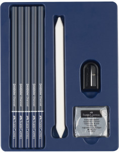 Set desen cărbune 8 piese Faber-Castell 2