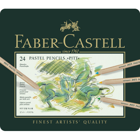 Set 24 creioane pastel Pitt Faber-Castell