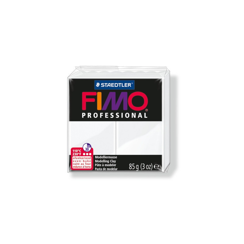 Pasta polimerica FIMO Professional Alb 85 g
