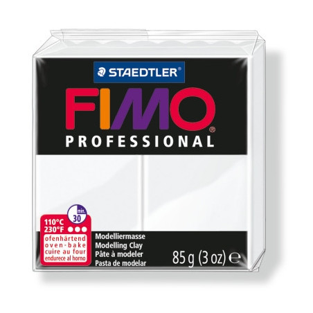 Pasta polimerica FIMO Professional Alb 85 g