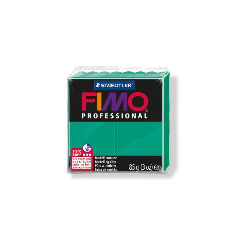 Pasta polimerica FIMO Professional Green 85 g
