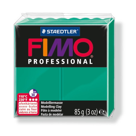 Pasta polimerica FIMO Professional Green 85 g