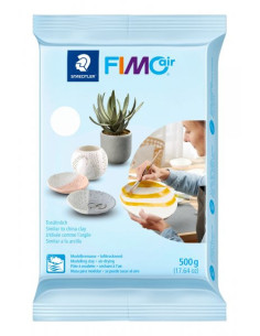 Pasta modelaj FIMOair Basic alb 500 g uscare la aer
