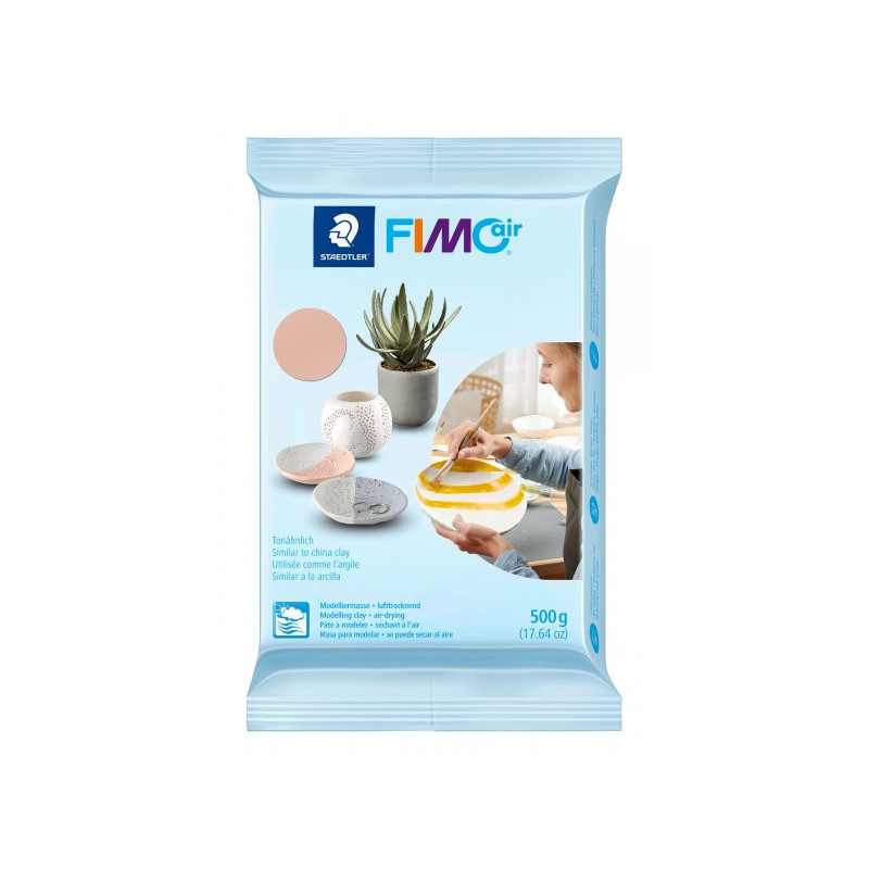 Pasta modelaj FIMOair Basic crem 500 g uscare...