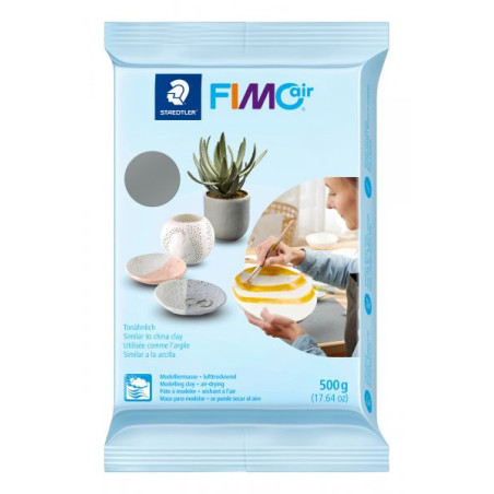 Pasta modelaj FIMOair Basic gri 500 g uscare la aer