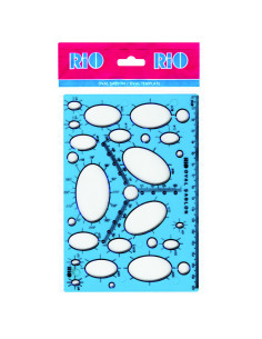 Șablon forme ovale 17 cm pentru desen și proiecte creative