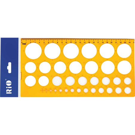 Șablon cercuri 25 cm pentru desen și proiecte creative