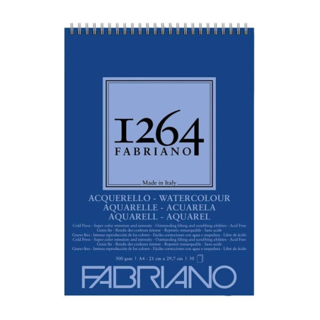 Bloc acuarelă A4 Fabriano 1264 300g/mp 30 file